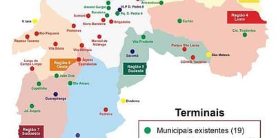Peta terminal bus São Paulo