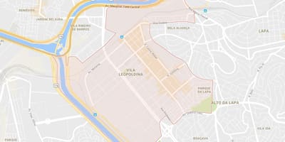 Peta Vila Leopoldina São Paulo
