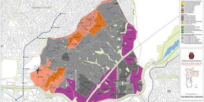 Peta Vila Maria São Paulo - Pekerjaan tanah