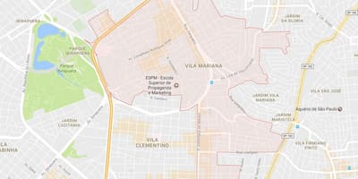 Peta Vila Mariana São Paulo