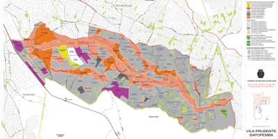 Peta Vila Prudente São Paulo - Pekerjaan tanah